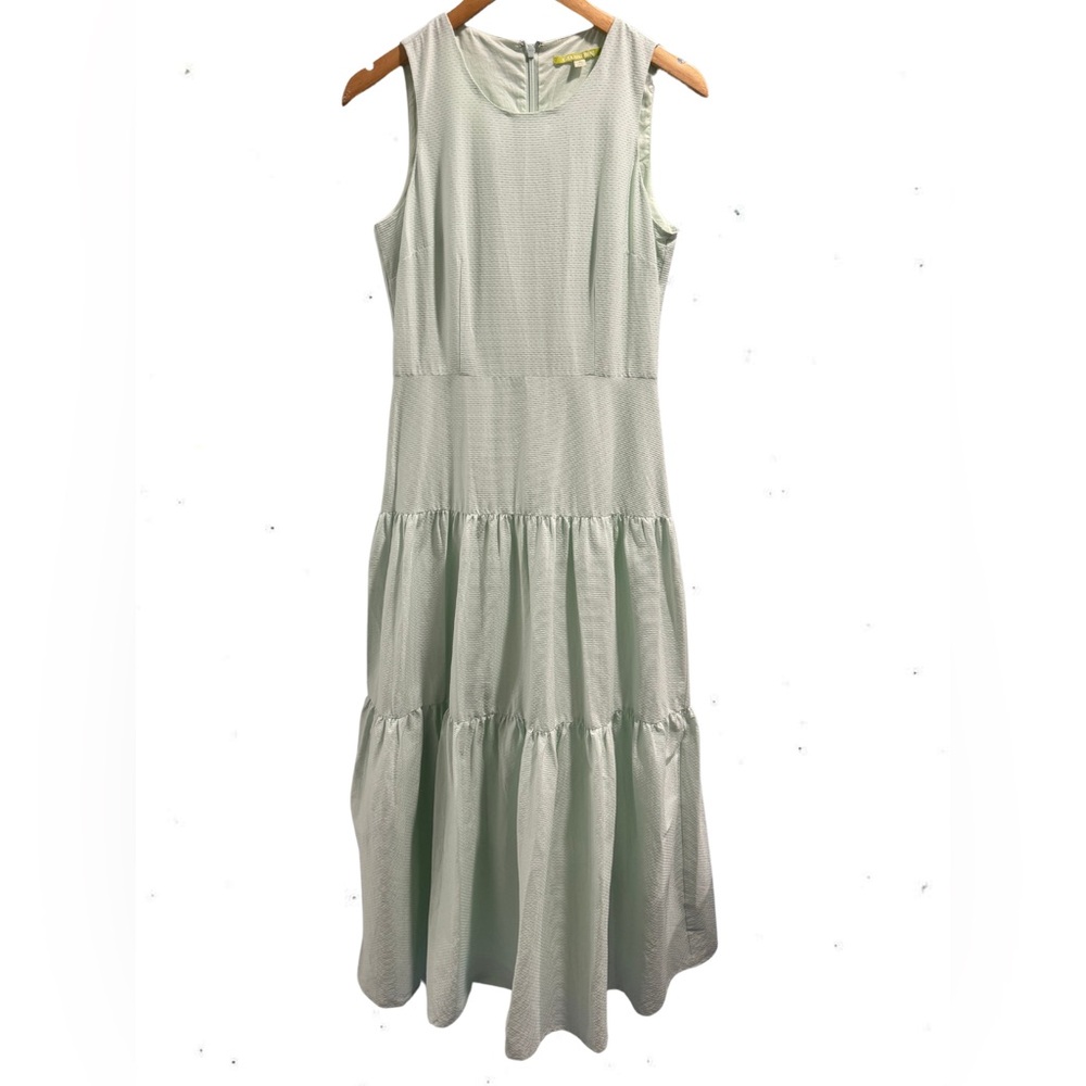 Giani Bini Long Light Green Cotton Blend Sleeveless Maxi Dress Size 4